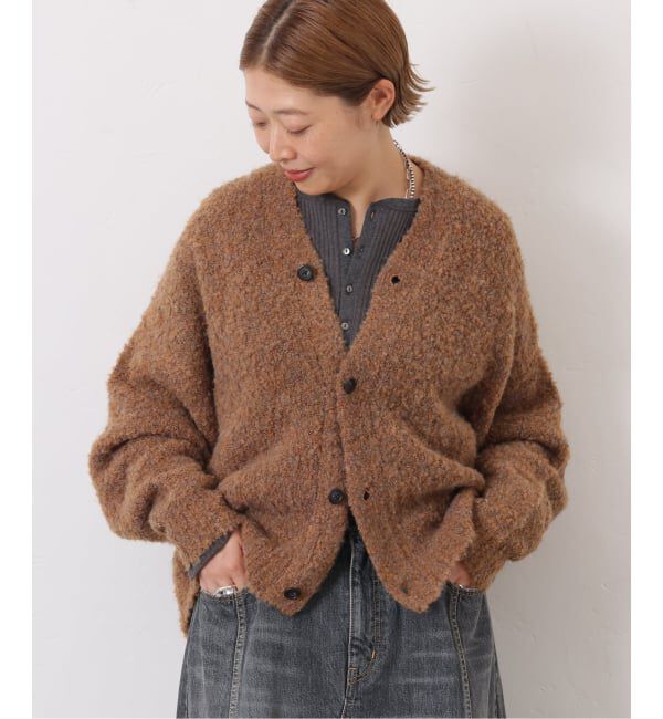 journal standard luxe「《追加》ブークレー Vネックカーディガン」|カーディガン|