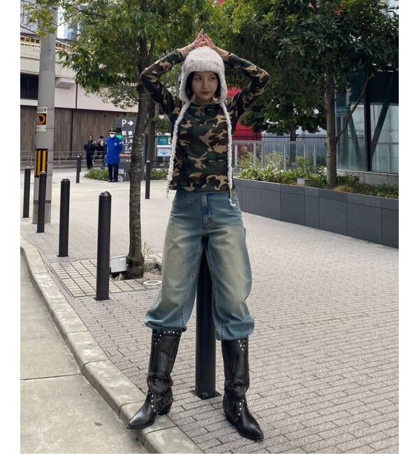 Oriens JOURNAL STANDARD「カモフラージュサーマルロングTシャツ」|Tシャツ・カットソー|