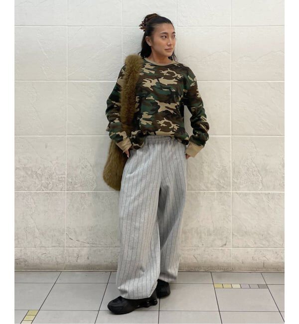 Oriens JOURNAL STANDARD「カモフラージュサーマルロングTシャツ」|Tシャツ・カットソー|