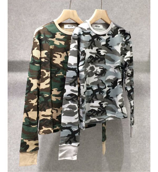 Oriens JOURNAL STANDARD「カモフラージュサーマルロングTシャツ」|Tシャツ・カットソー|