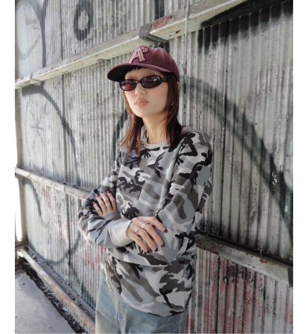 Oriens JOURNAL STANDARD「カモフラージュサーマルロングTシャツ」|Tシャツ・カットソー|