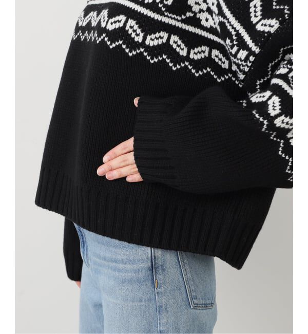 journal standard L'essage「【ROHE/ロヘ】Fair-isle knitted jumper：ニット」|ニット・セーター|