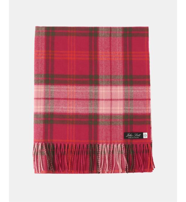 journal standard luxe「【JOHN SCOTT】 LAMBS WOOL SHAWL 70*180cm」|ストール|ピンク A