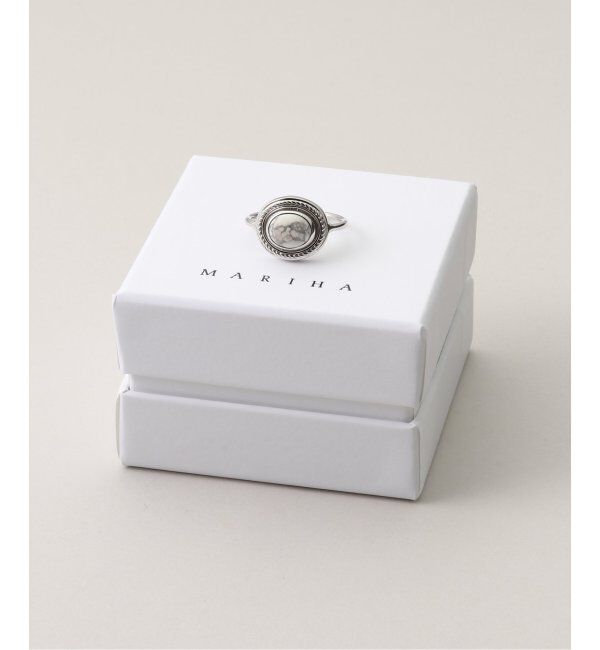 NOBLE「MARIHA/マリハ Wish Stones リング オーバル横SS(ハウライト)」|リング|