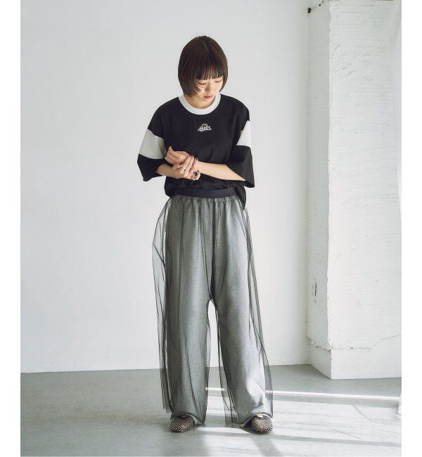 HARDY NOIR「レーヨンナイロンスムースラインTEE：Tシャツ」|Tシャツ・カットソー|