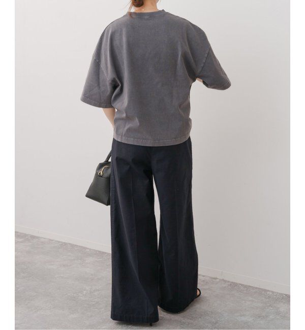 Spick and Span「バックサテンカーゴワイドパンツ」|カーゴ|