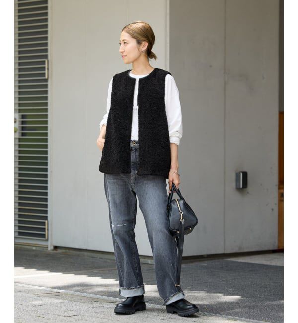 FRAMeWORK「≪追加 / 手洗い可能≫ボアベスト」|ダウンベスト・ベスト|