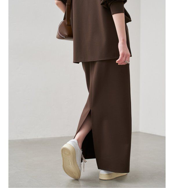 Spick and Span「ソフトポンチIラインスカート」|スカート|