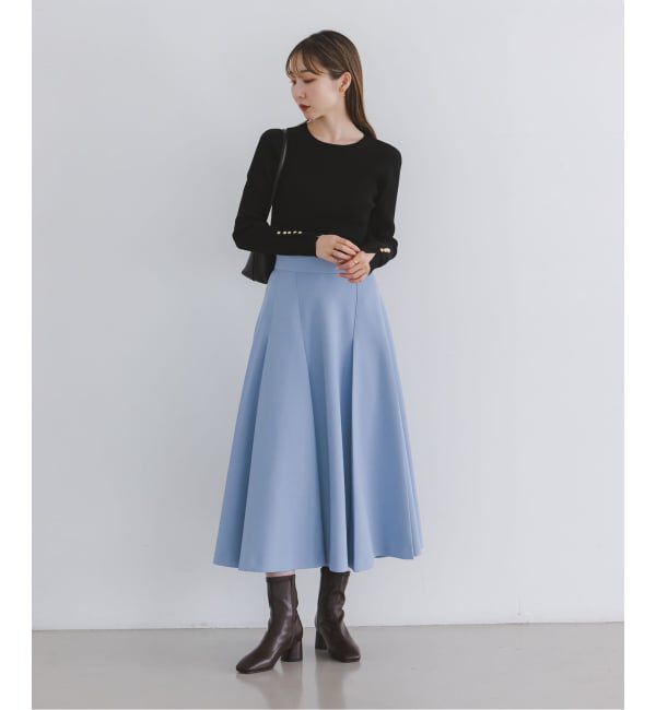 NOBLE「ダブルクロスタックスカート」|スカート|