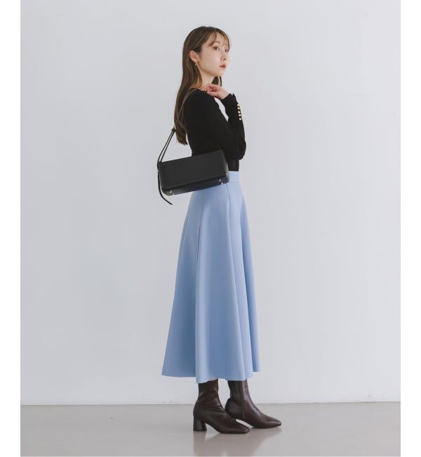 NOBLE「ダブルクロスタックスカート」|スカート|