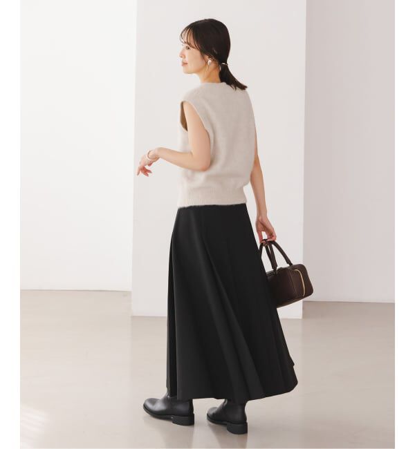 NOBLE「ダブルクロスタックスカート」|スカート|