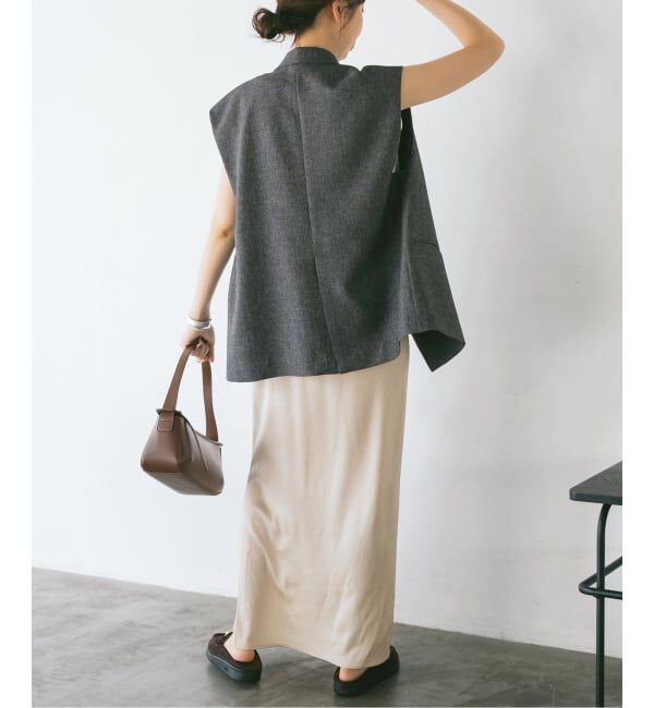 Spick and Span「《追加》メランジダブルブレストジレ」|その他|