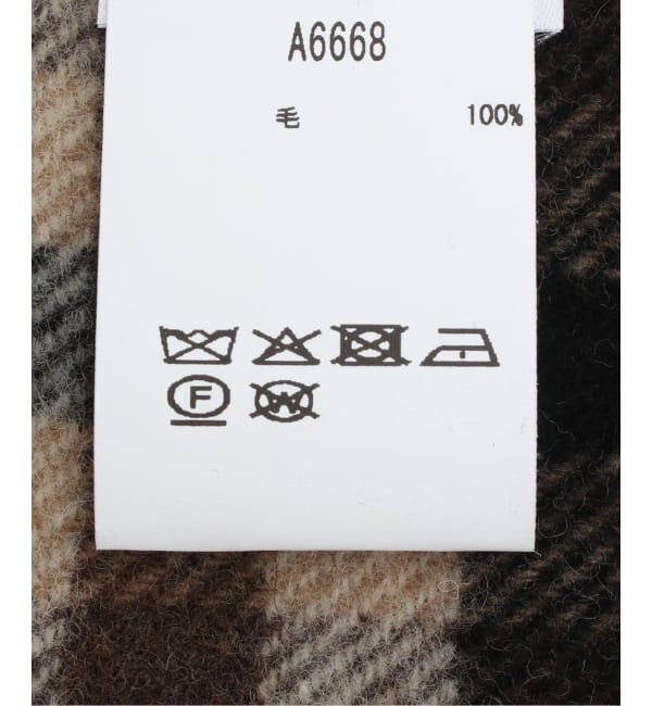 U by SPICK&SPAN「GANNI/ガニー Graphic Wool Scarf」|マフラー|