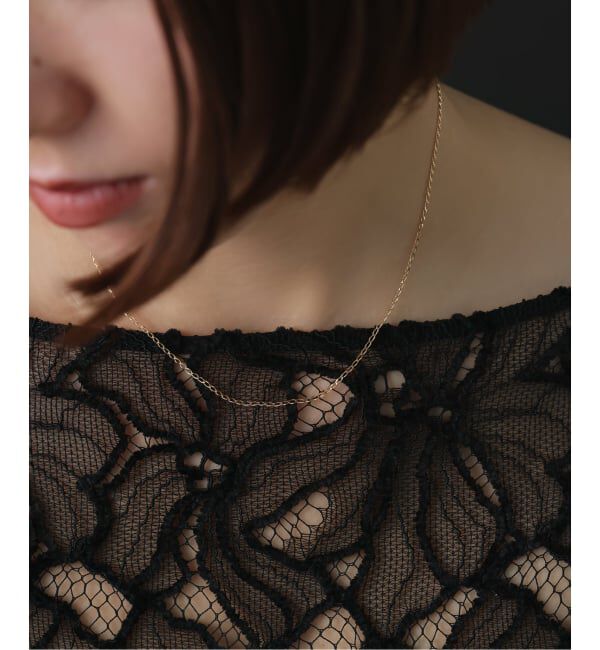 Lilas by Spick&Span「アラキヘイチェーン40cmネックレス K18」|ネックレス|ゴールド