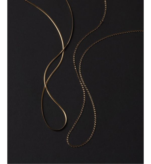 Lilas by Spick&Span「アラキヘイチェーン40cmネックレス K18」|ネックレス|