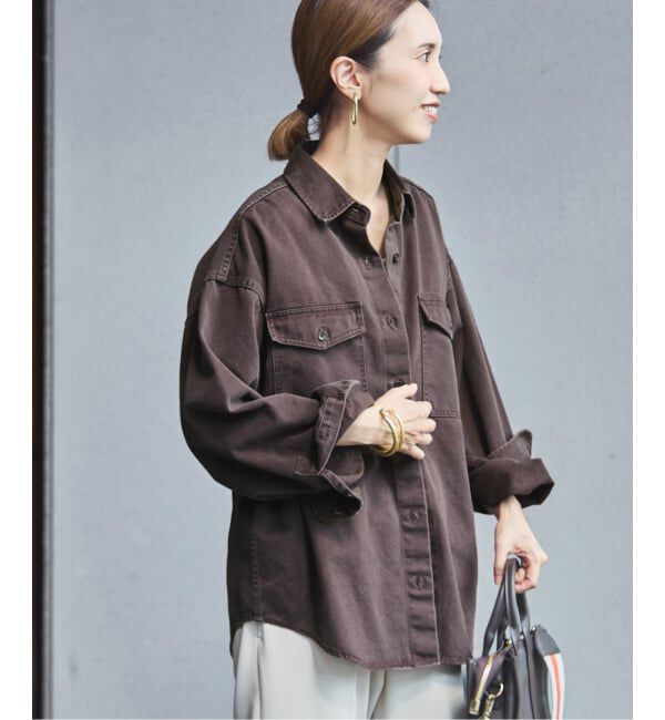 FRAMeWORK「CHINO SLOUCHY シャツ」|シャツ・ブラウス|