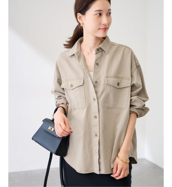 FRAMeWORK「CHINO SLOUCHY シャツ」|シャツ・ブラウス|