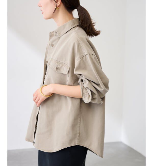 FRAMeWORK「CHINO SLOUCHY シャツ」|シャツ・ブラウス|