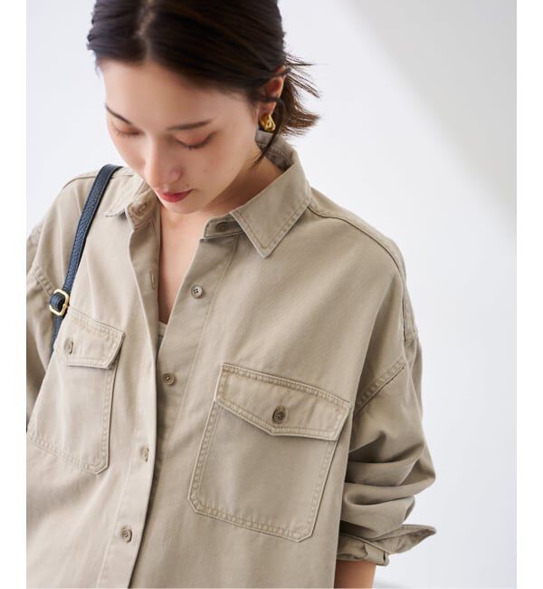 FRAMeWORK「CHINO SLOUCHY シャツ」|シャツ・ブラウス|