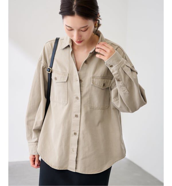 FRAMeWORK「CHINO SLOUCHY シャツ」|シャツ・ブラウス|