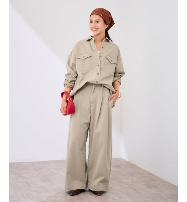 FRAMeWORK「CHINO SLOUCHY シャツ」|シャツ・ブラウス|