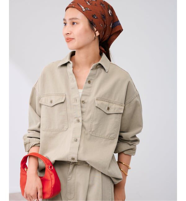 FRAMeWORK「CHINO SLOUCHY シャツ」|シャツ・ブラウス|