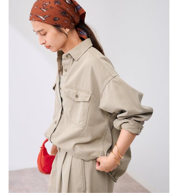 FRAMeWORK「CHINO SLOUCHY シャツ」|シャツ・ブラウス|