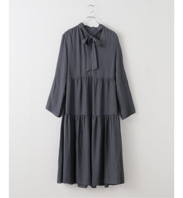 NOBLE「ティアードボウタイワンピース」|ワンピース|