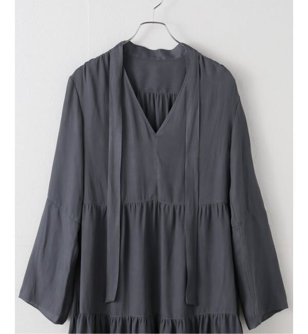 NOBLE「ティアードボウタイワンピース」|ワンピース|