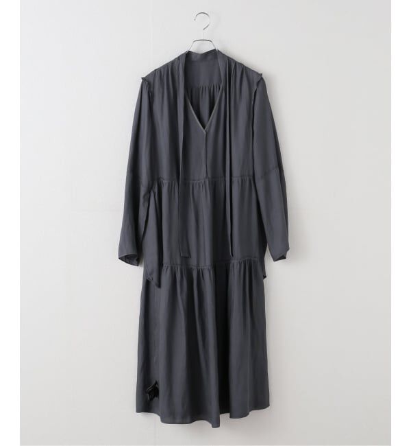 NOBLE「ティアードボウタイワンピース」|ワンピース|