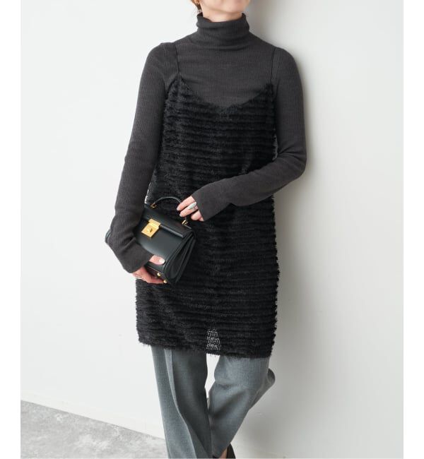 Spick and Span「フリンジジャガードキャミワンピース」|ワンピース|