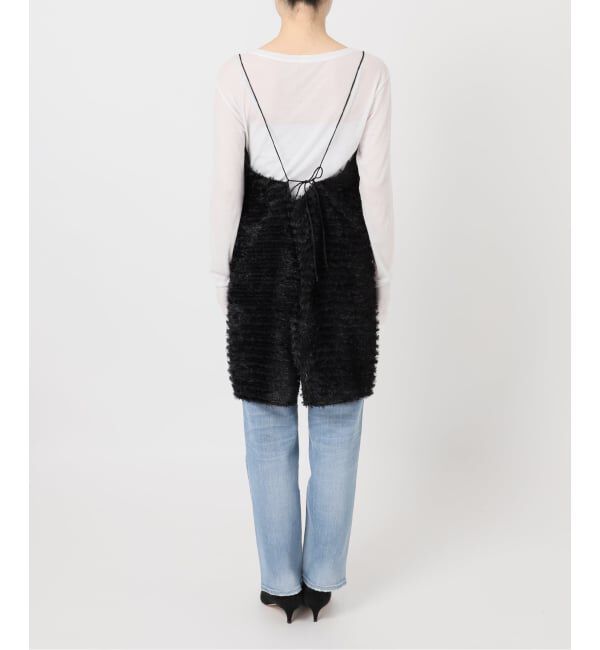 Spick and Span「フリンジジャガードキャミワンピース」|ワンピース|