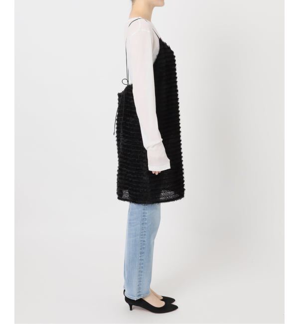 Spick and Span「フリンジジャガードキャミワンピース」|ワンピース|