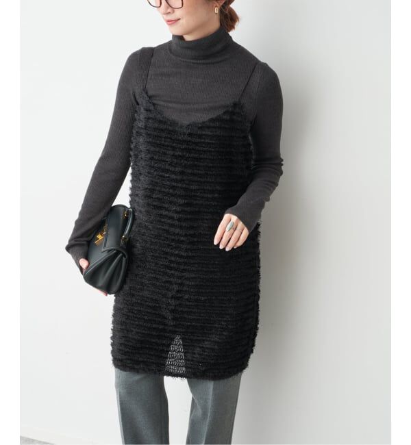 Spick and Span「フリンジジャガードキャミワンピース」|ワンピース|