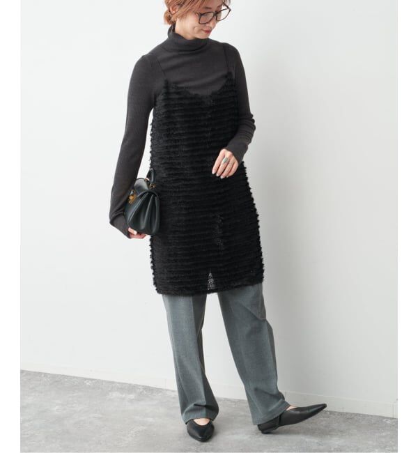 Spick and Span「フリンジジャガードキャミワンピース」|ワンピース|