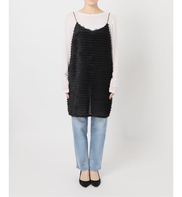 Spick and Span「フリンジジャガードキャミワンピース」|ワンピース|