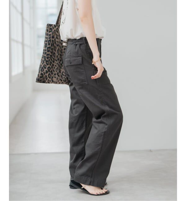 Spick and Span「《新色有り / 追加予約》ルーズベイカーパンツ」|カーゴ|