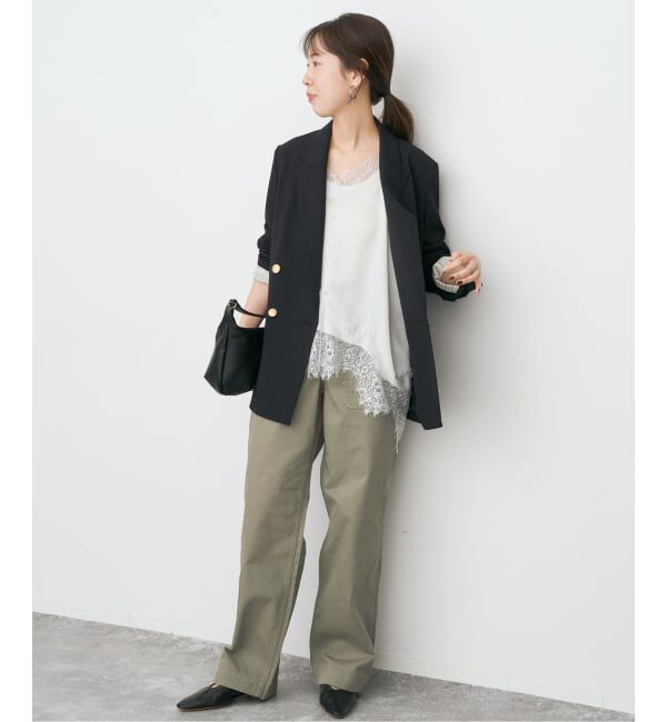 Spick and Span「《新色有り / 追加予約》ルーズベイカーパンツ」|カーゴ|