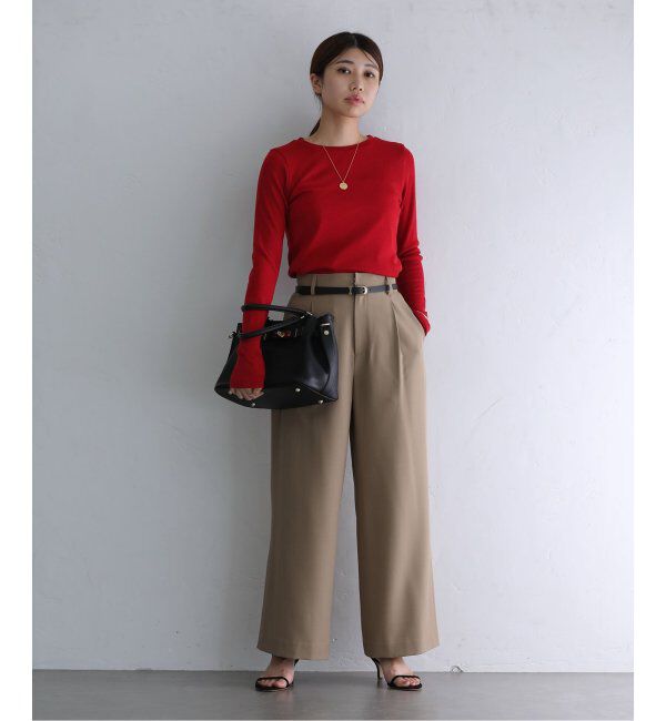  「ウールテレコクルーネックカットソー」|Tシャツ・カットソー|