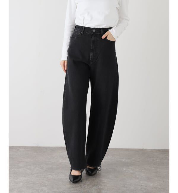  「【洗える】YANUK/ヤヌーク LAURA Curve Taperd」|デニム|