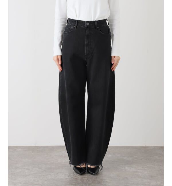  「【洗える】YANUK/ヤヌーク LAURA Curve Taperd」|デニム|