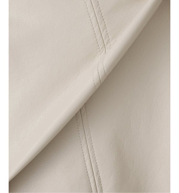  「【洗える】フェイクレザー・ジャガードスカート」|スカート|