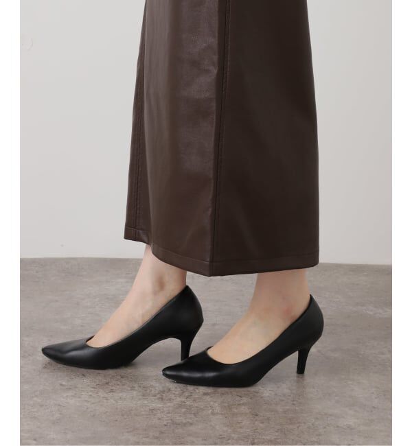  「【洗える】フェイクレザー・ジャガードスカート」|スカート|