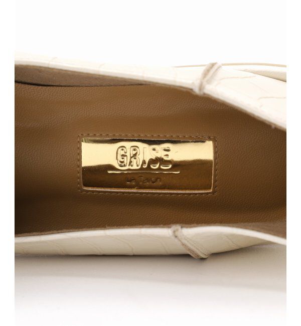  「《追加》GRISEレザースクエアクロスシームアンクルフラット」|その他|