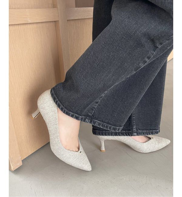  「6.5cm Vカットシームパンプス」|パンプス|ナチュラル A