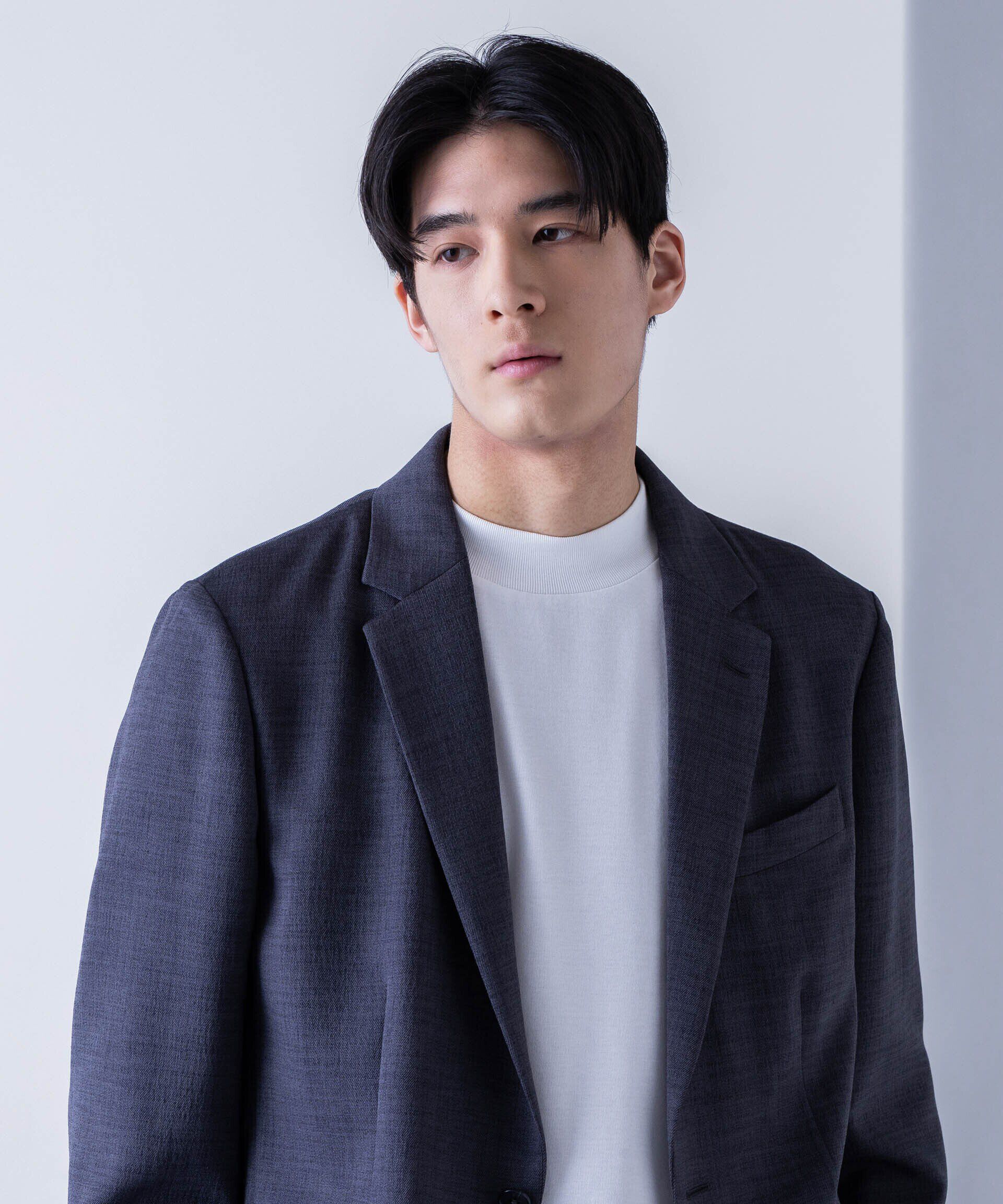 nano･universe「「FORMAL JERSEY」モックネックカットソー半袖」|Tシャツ・カットソー|