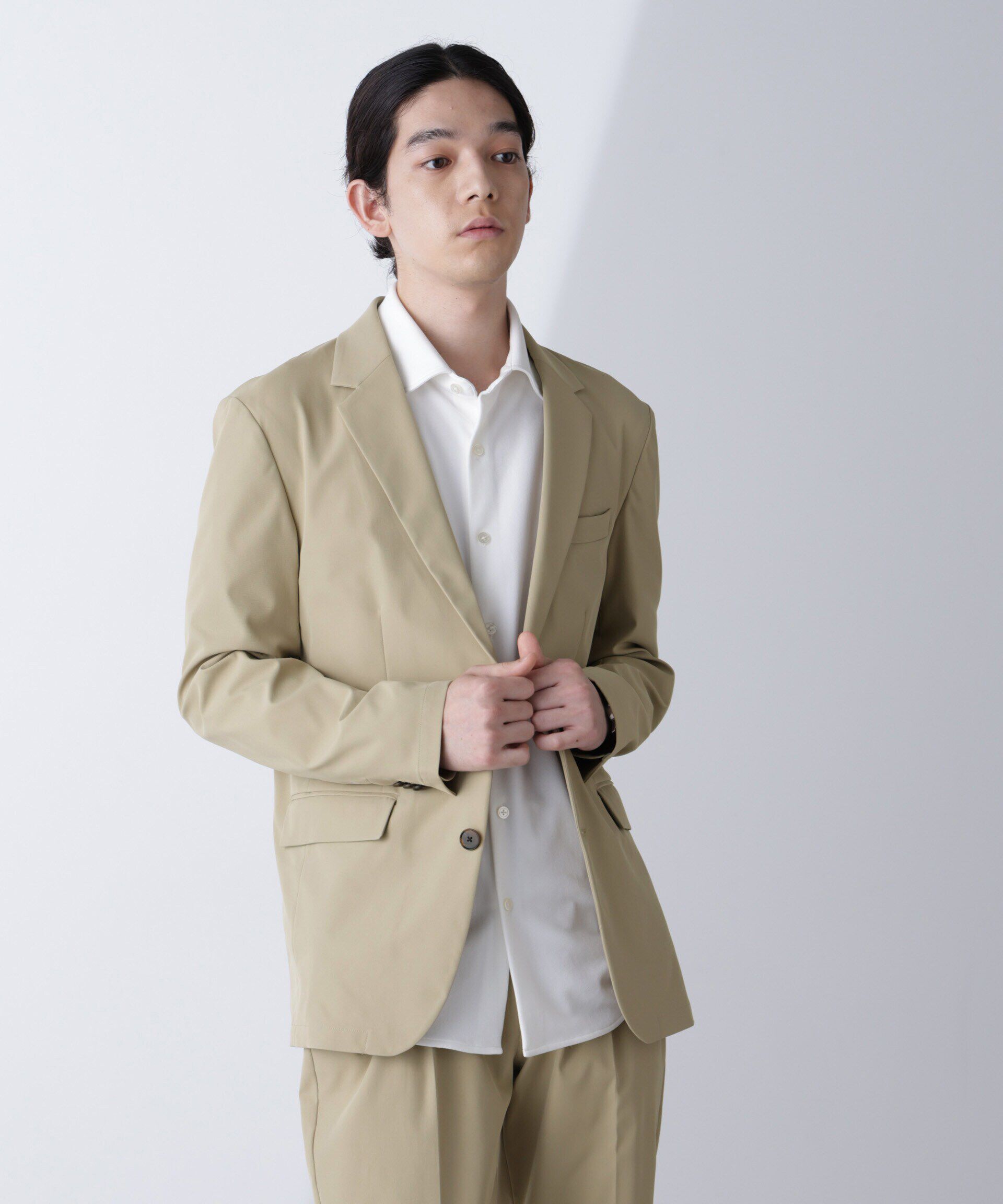 nano･universe「｢Damerino｣RE;NAPES(R) ツイルストレッチセットアップ 24AW」|スーツ|