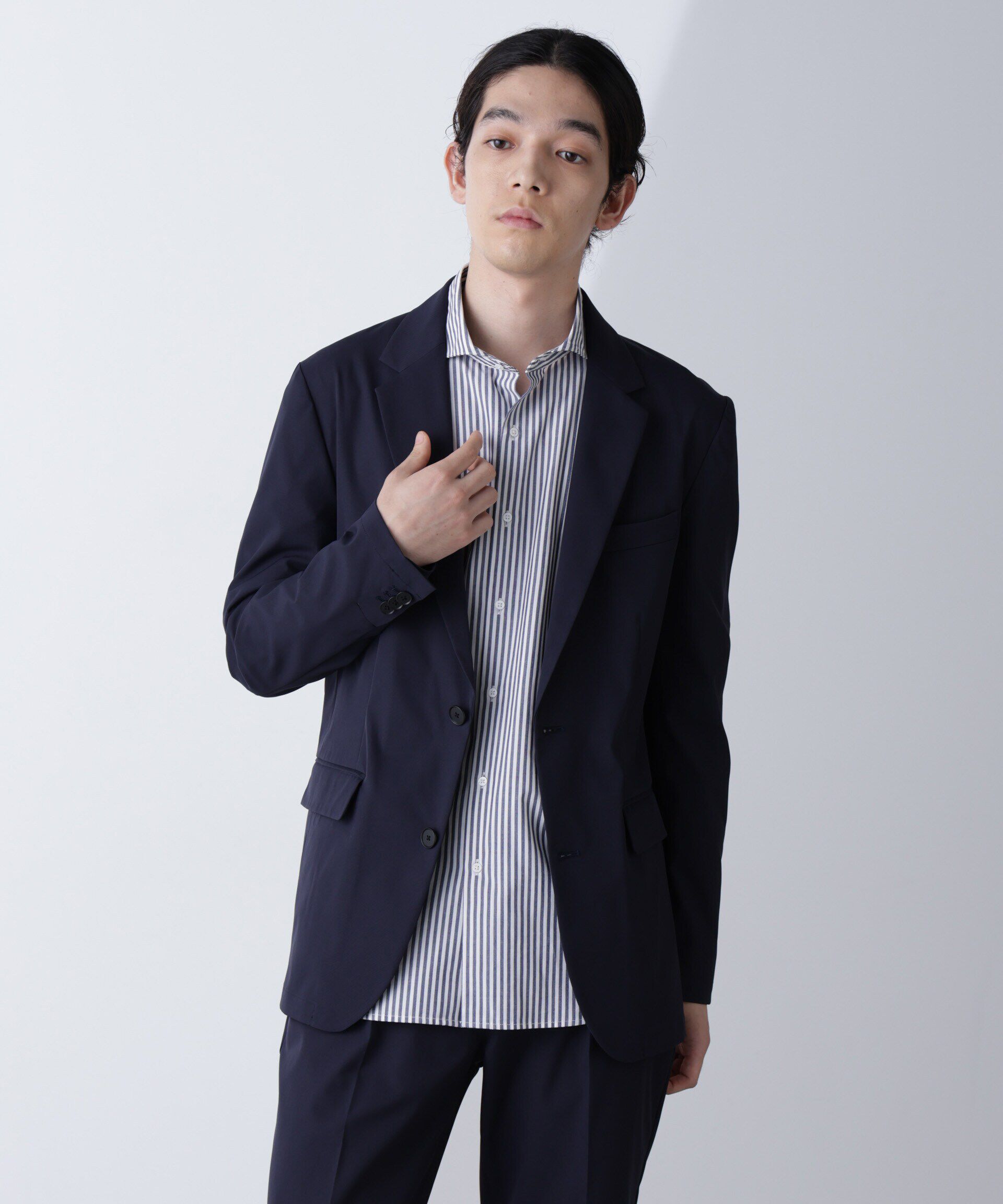 nano･universe「｢Damerino｣RE;NAPES(R) ツイルストレッチセットアップ 24AW」|スーツ|