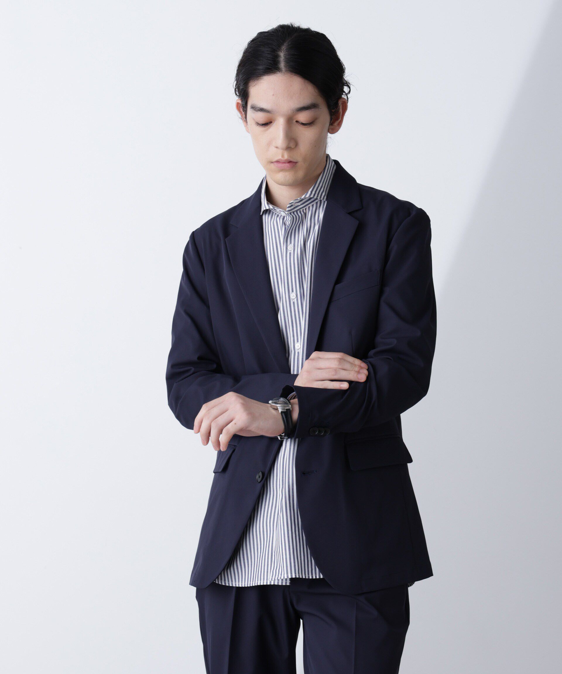 nano･universe「｢Damerino｣RE;NAPES(R) ツイルストレッチセットアップ 24AW」|スーツ|