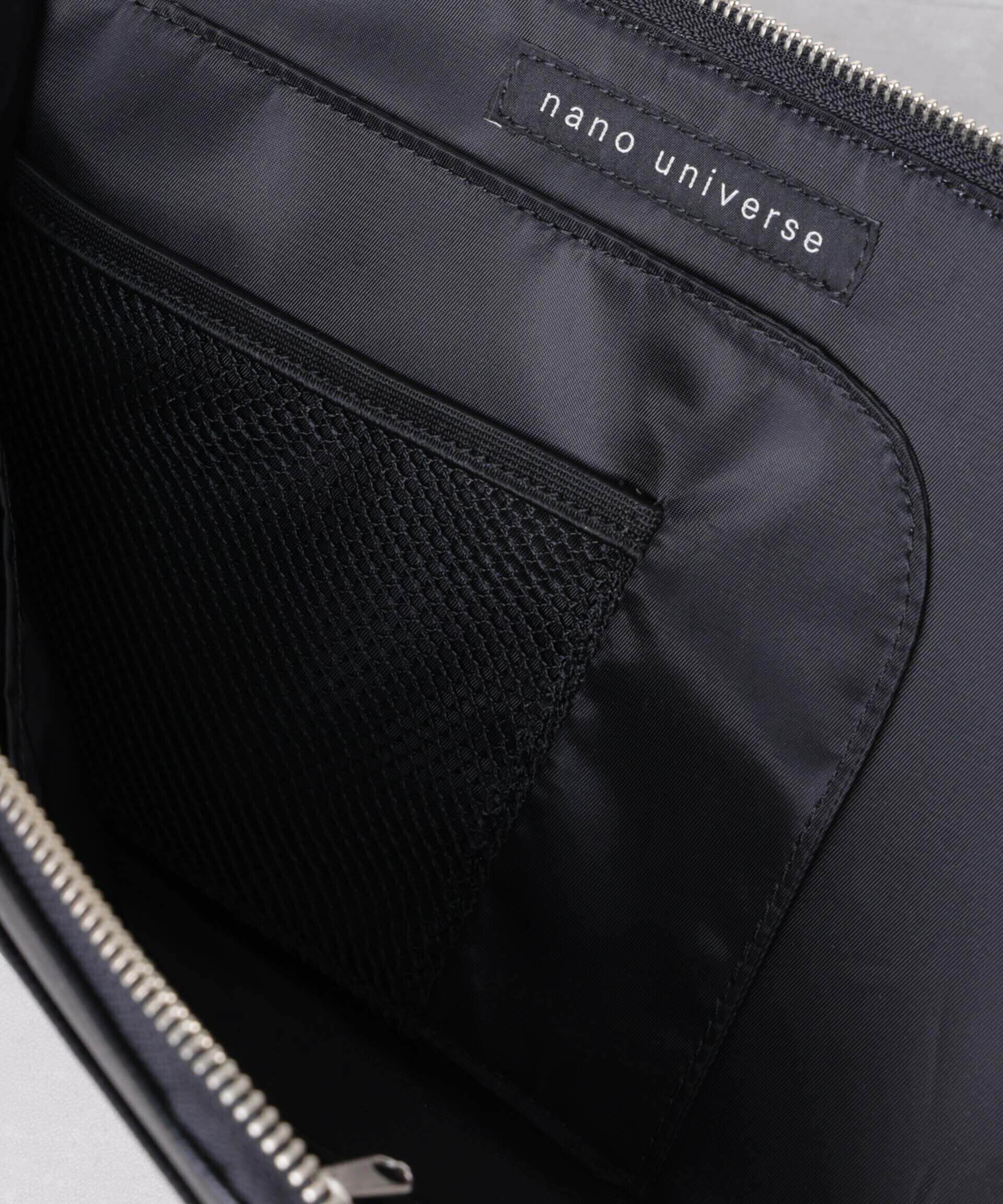 nano･universe「フェイクレザークラッチバッグ」|ショルダー・メッセンジャー|